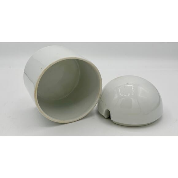 Vintage Ceramic JAM Jar ,Retro Kitchen Canister,Dome Lid, 1970s–80s - Picture 4 of 5